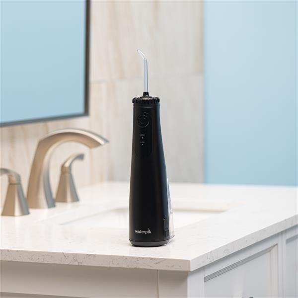 Irigator bucal portabil Waterpik WF-26, Negru - imagine 5