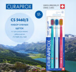 Set din 3 periuțe de dinți Curaprox 5460 CS Ultra Soft - imagine 4
