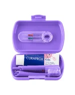 Set Travel Curaprox Kids - Set complet de Igienă orală pentru copii, Mov