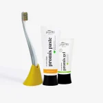 Kit complet de igienă orală Promis.Care - pastă naturală, periuță, suport și gel antiplacă - imagine 5