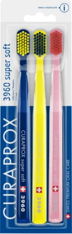 Curaprox CS 3960 Super Soft – Set de 3 periuțe de dinți - imagine 3