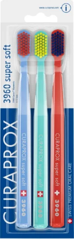 Curaprox CS 3960 Super Soft – Set de 3 periuțe de dinți - imagine 2